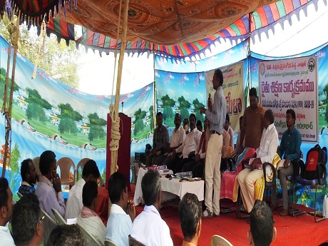 Farmers field training 