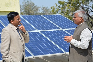ICAR Visit to Solar Plant 
