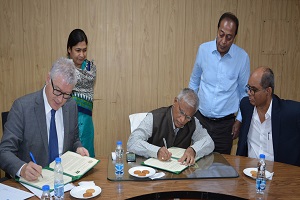 IRRI and PJTSAU signed an MoU 