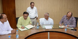 MoU between PJTSAU & ITC Paper board 