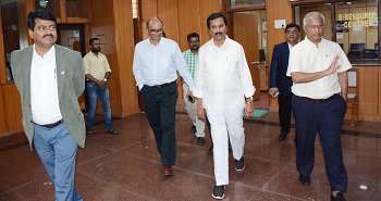 KA State Agri Minister visit to PJTSAU 