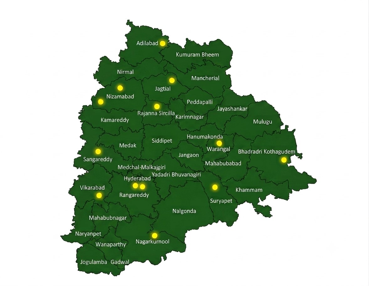 Telangana Map